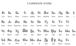 Старорусская азбука