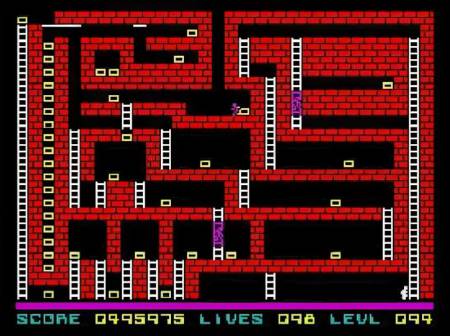 Lode Runner - первая игрушка, увиденная мной вживую на Спектруме