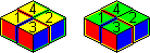 Mutando 2x2x1 block solutions