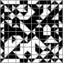 Cross and border pattern solution