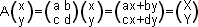 A[[x][y]] = [[X][Y]]